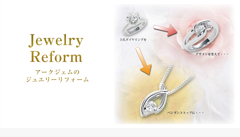 アークジェムのジュエリーリフォーム